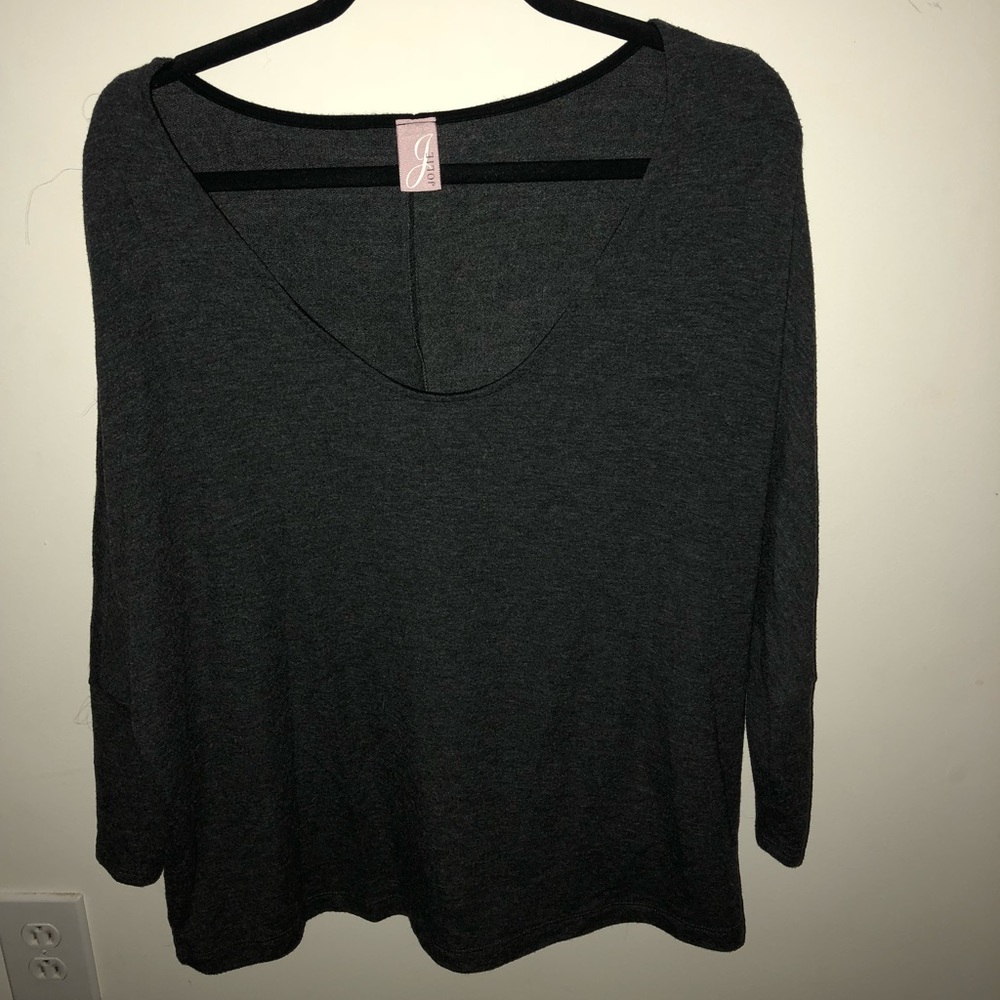 Dark grey long sleeve sweater